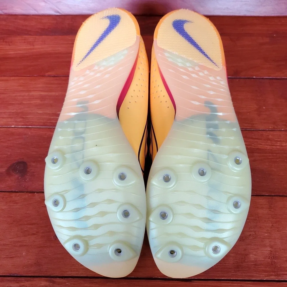 Nike Air Zoom Elite‎ Track Spikes Men 10 Yellow Citron FZ9326-800 New